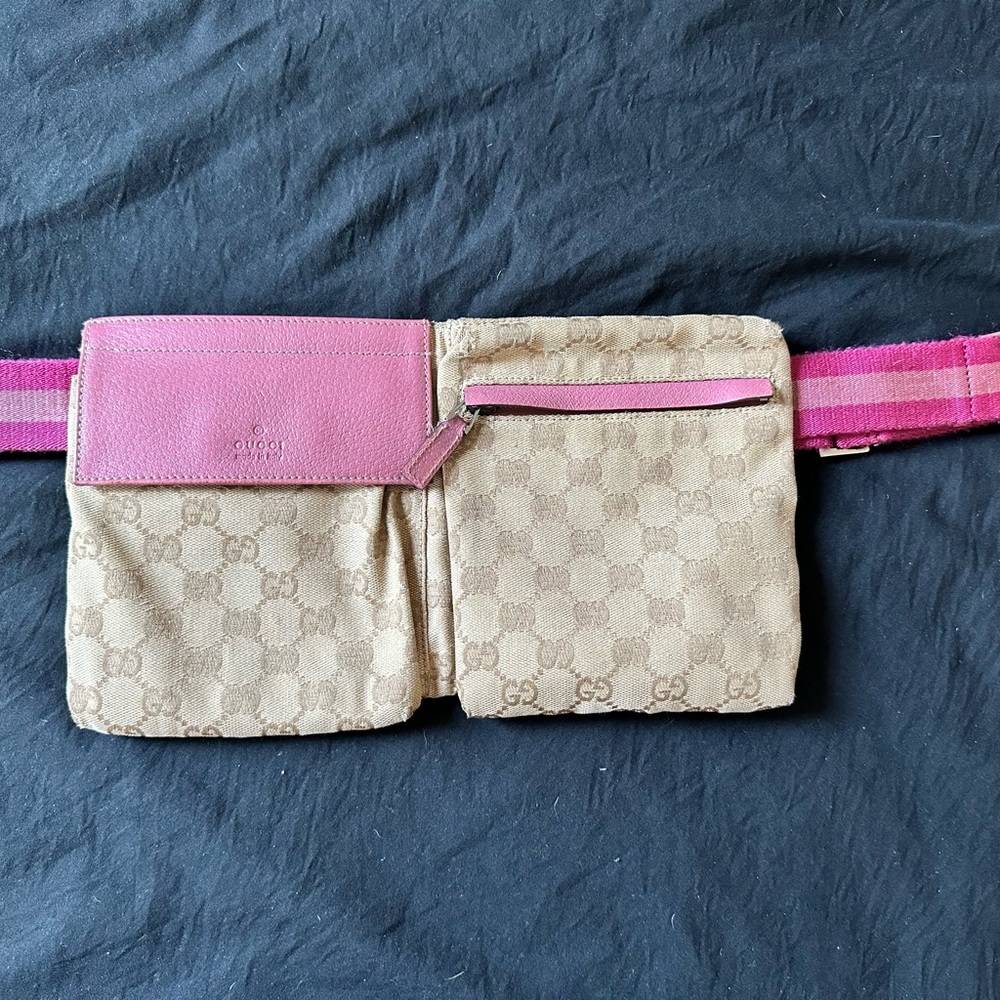 Gucci pink fanny bag (Original)